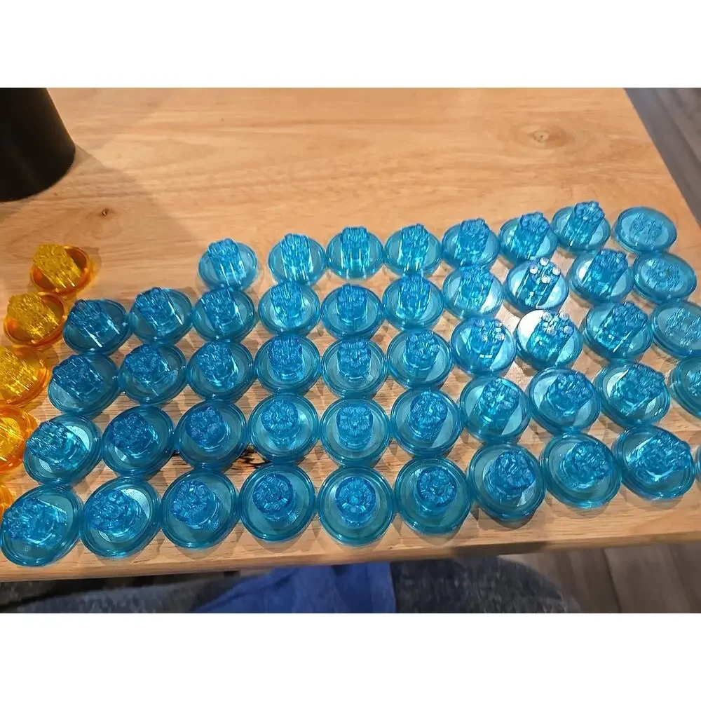 Lego Dimensions Toy Tags Discs Vehicle and Minifigure Stand Lot of 53